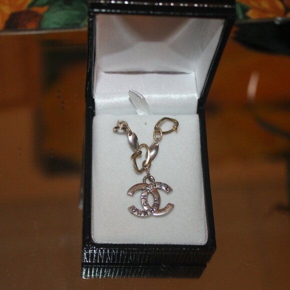Auth Iconic CHANEL Pendant on 925/14k Chain Necklace w purchase of pendant - Picture 7 of 7
